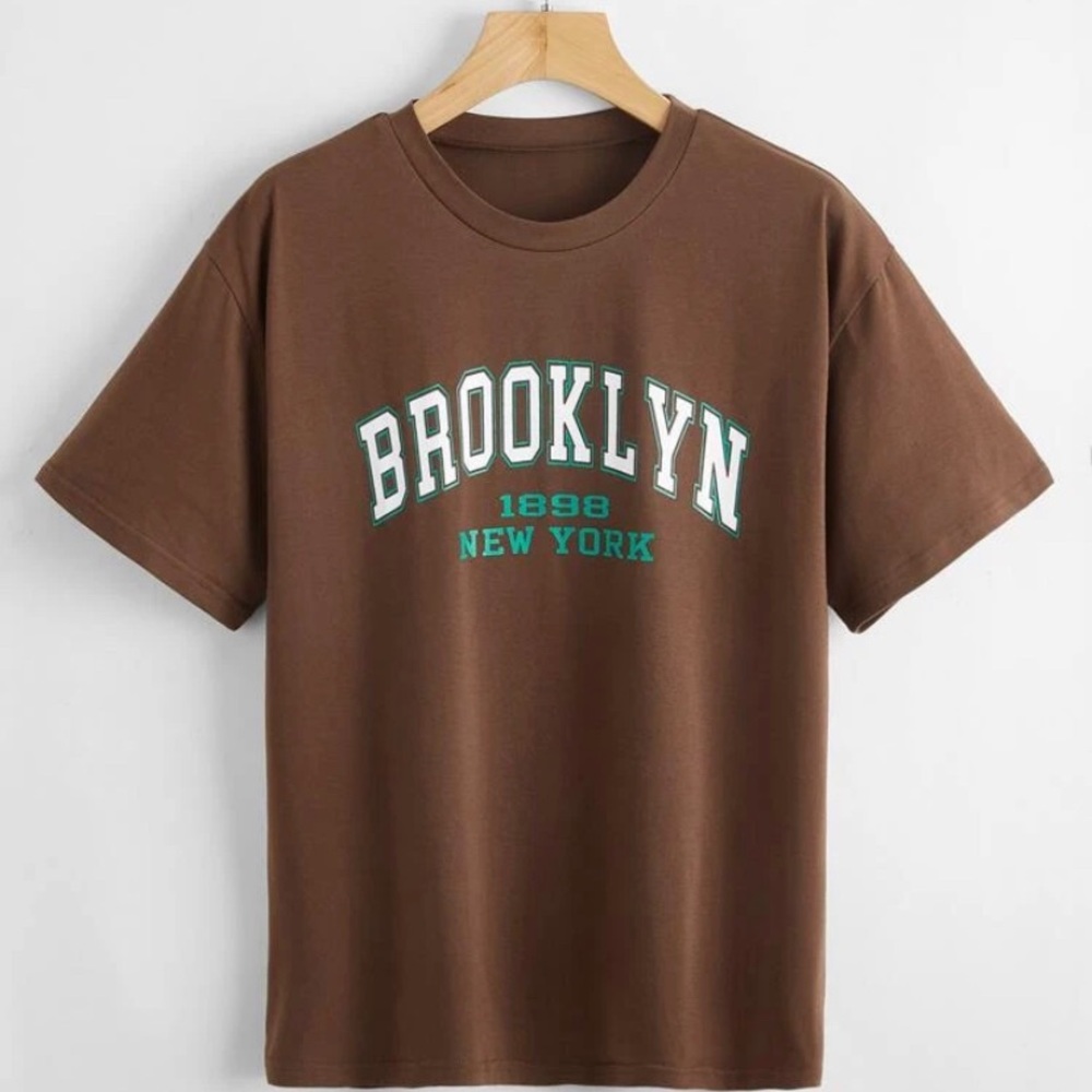 Letter Graphic Drop shoulder Tee
